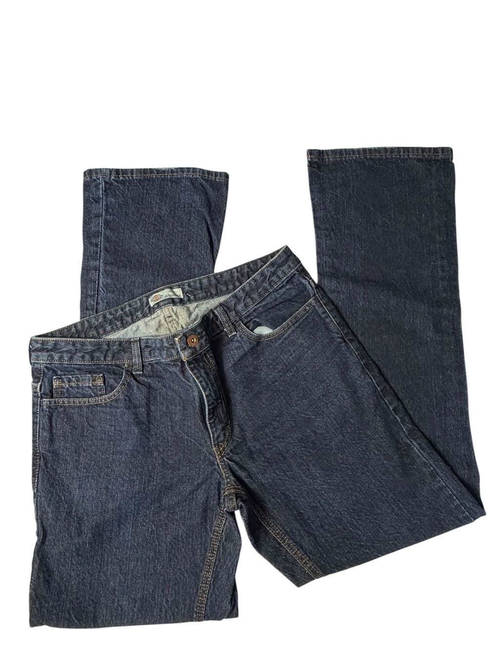 Dickies Women's Dark Blue Straight-Leg Jeans
